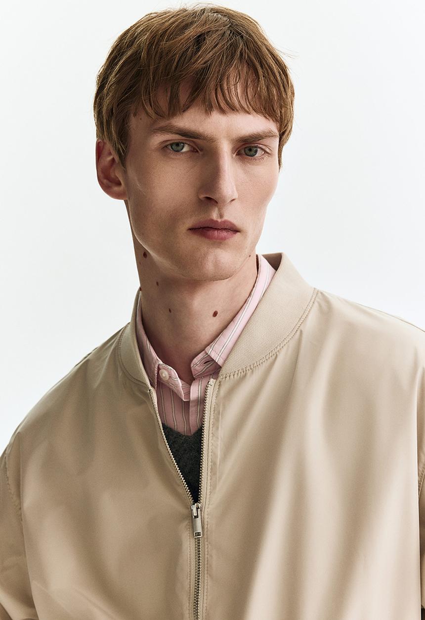 H&M - Lightweight bomber jacket - light beige