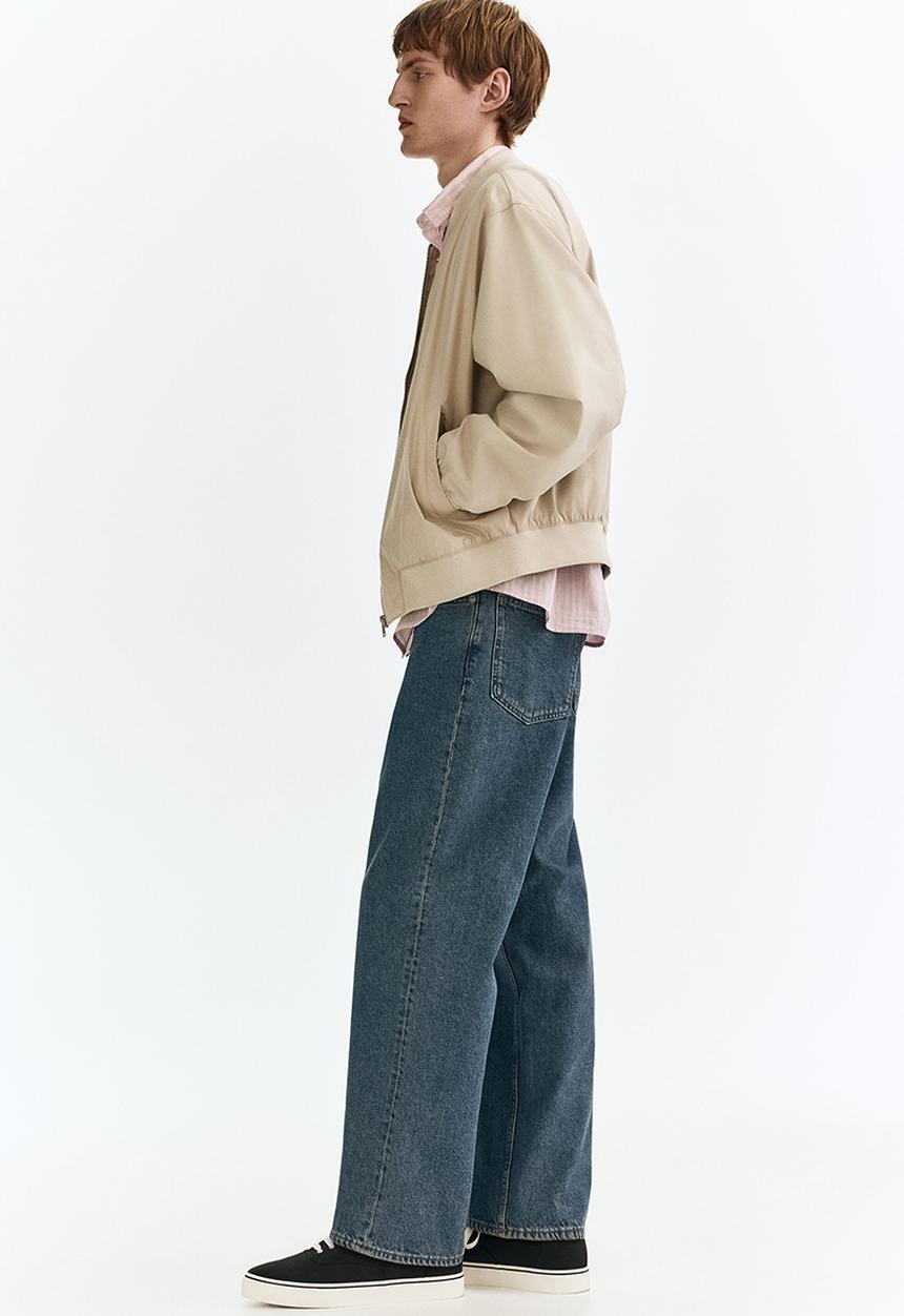 H&M - Lightweight bomber jacket - light beige