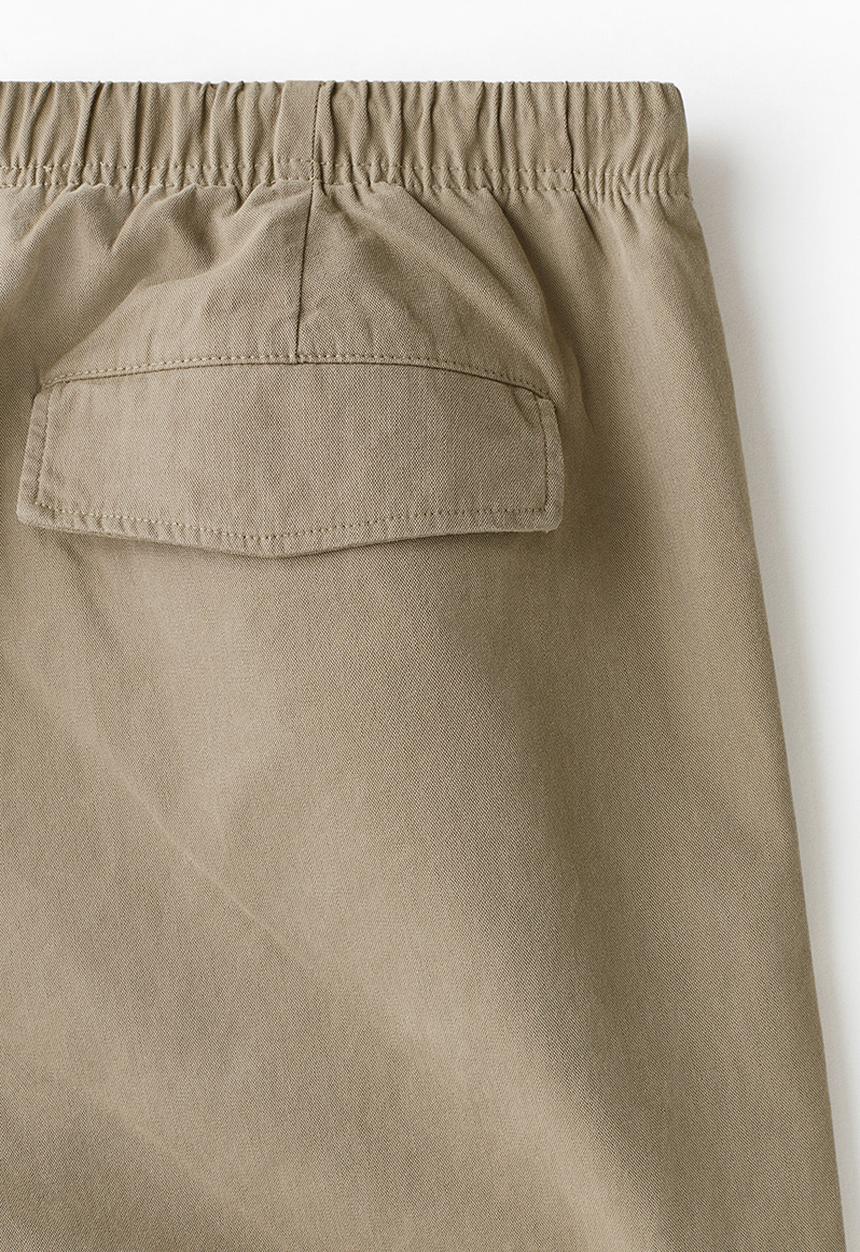 H&M - Relaxed fit twisted trousers - khaki green