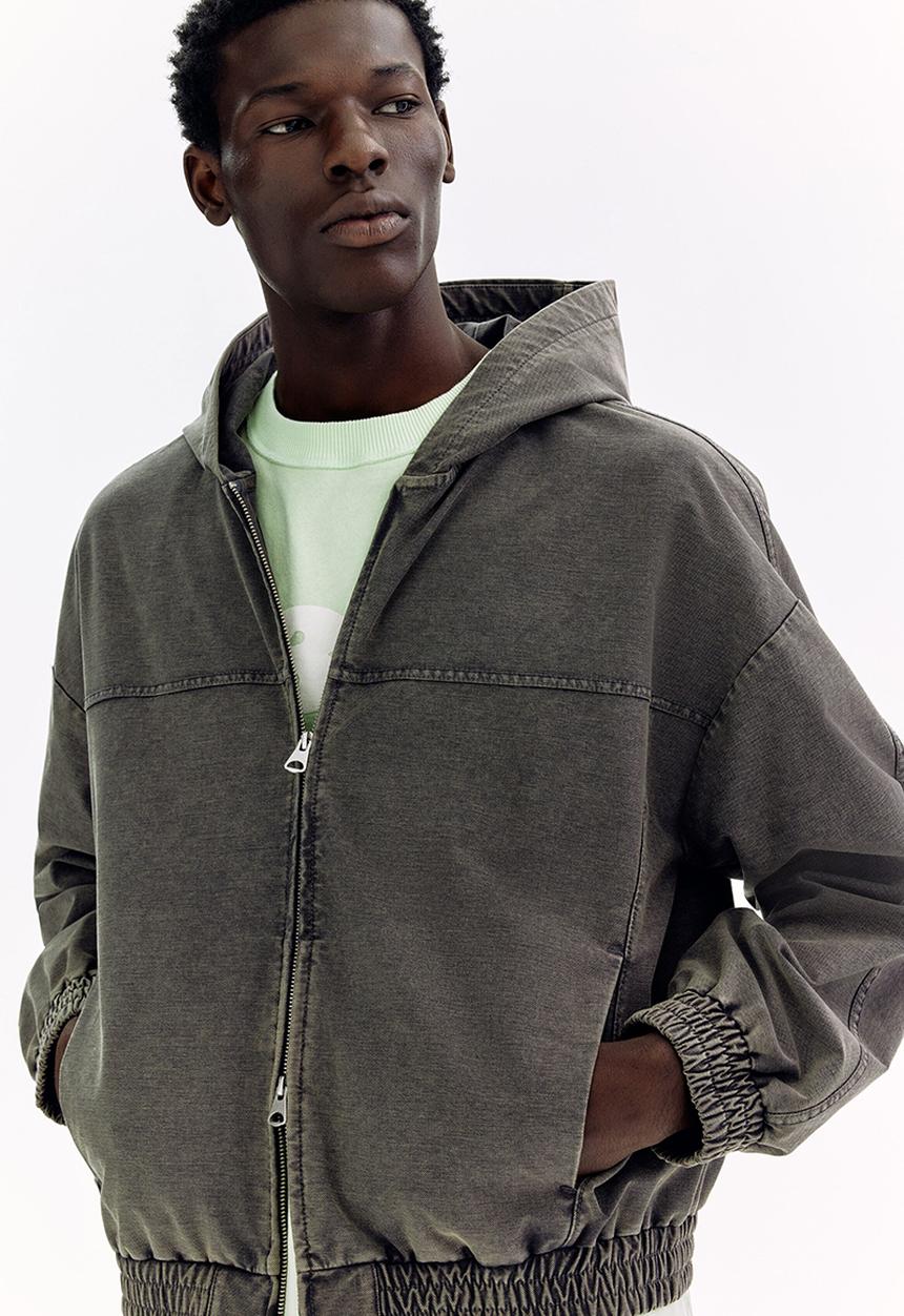 H&M - Hooded jacket - dark grey