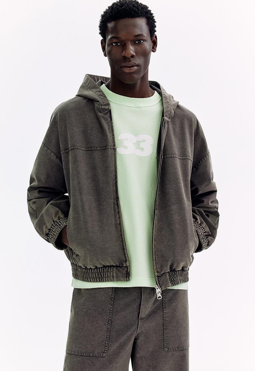 H&M - Hooded jacket - dark grey