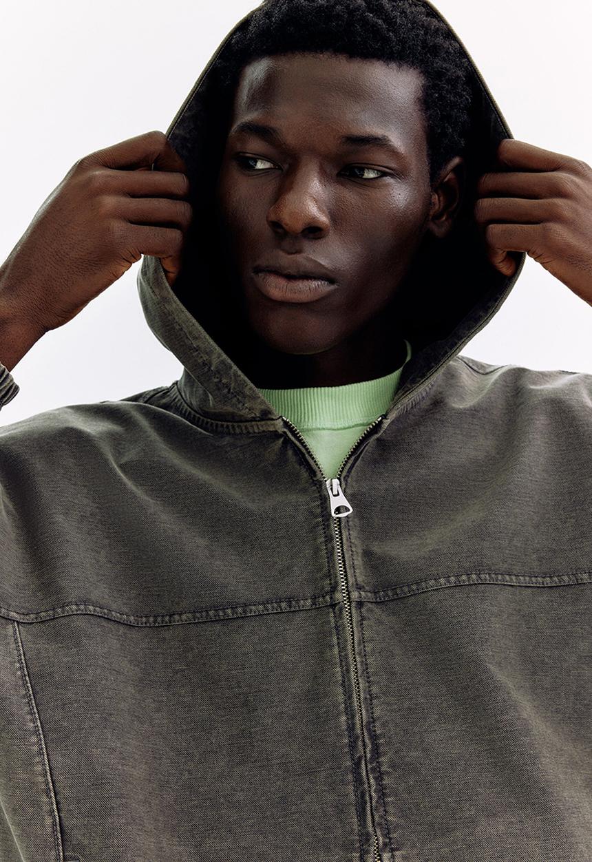 H&M - Hooded jacket - dark grey