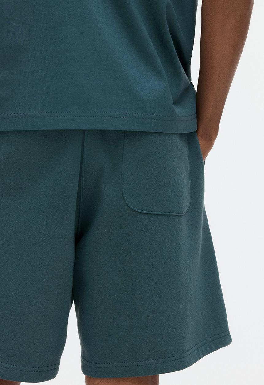 H&M - Regular fit sweatshorts - dark teal