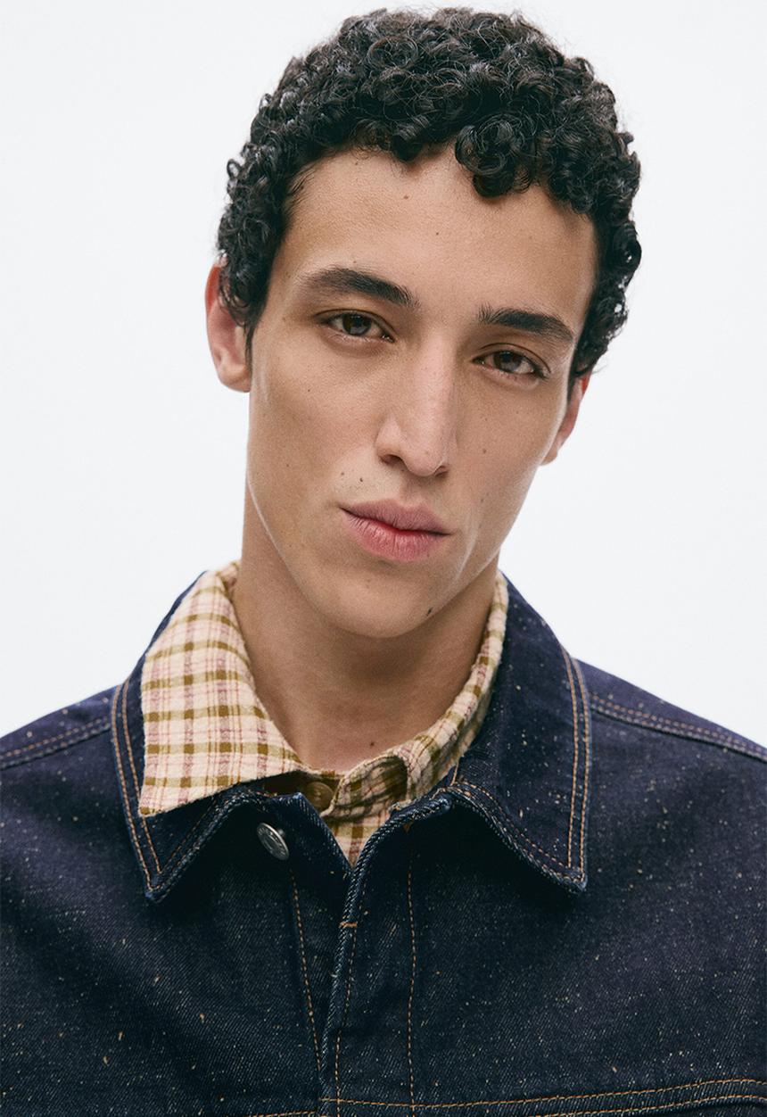 H&M - H&M Atelier: Denim overshirt - dark denim blue