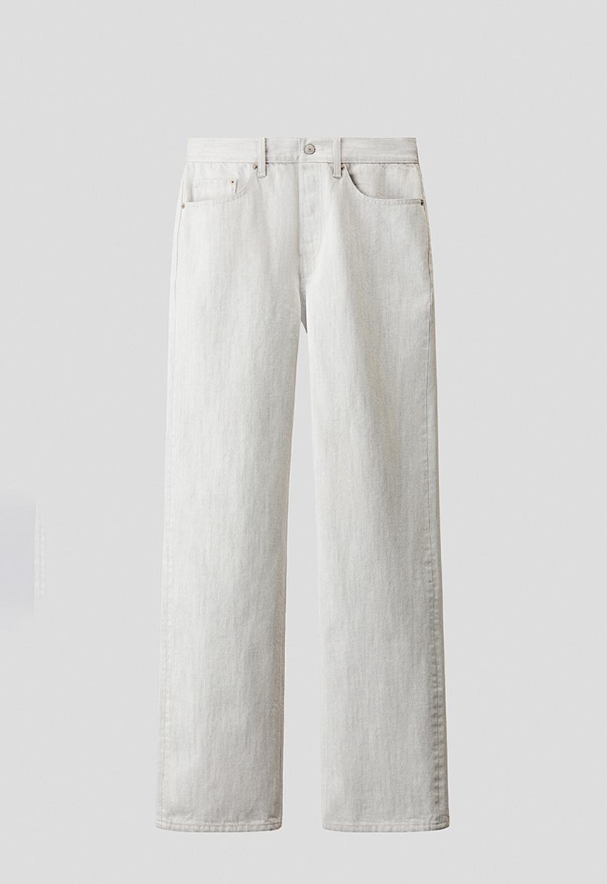 H&M - H&M Atelier: Regular jeans - denim white