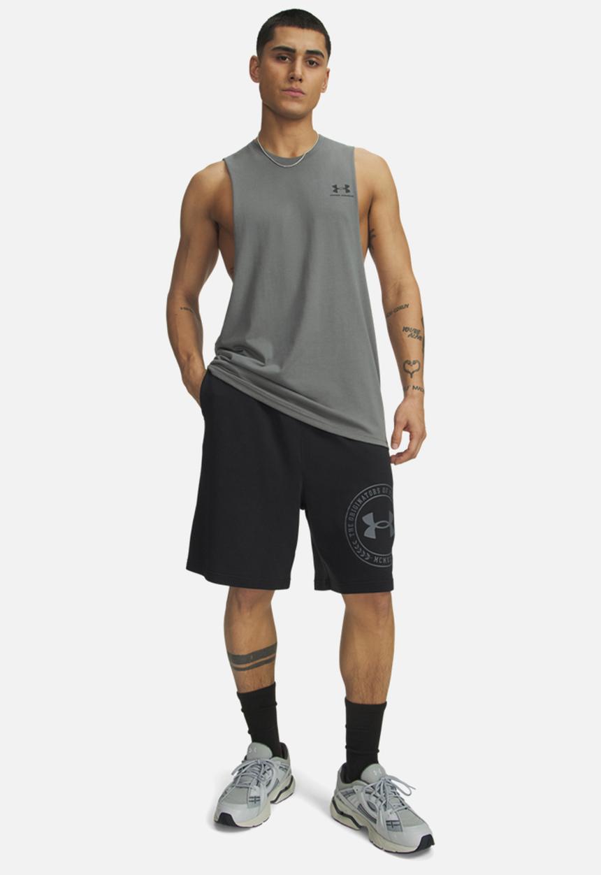 Under Armour - UA Rival LW Graphic Shorts - Black /  / Black
