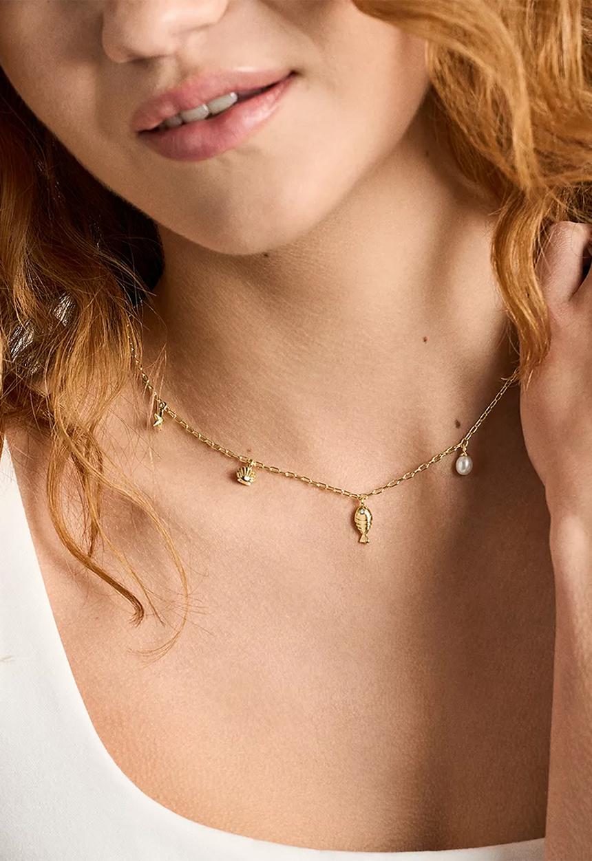 Fossil - Sutton JA7317710 Necklace - White
