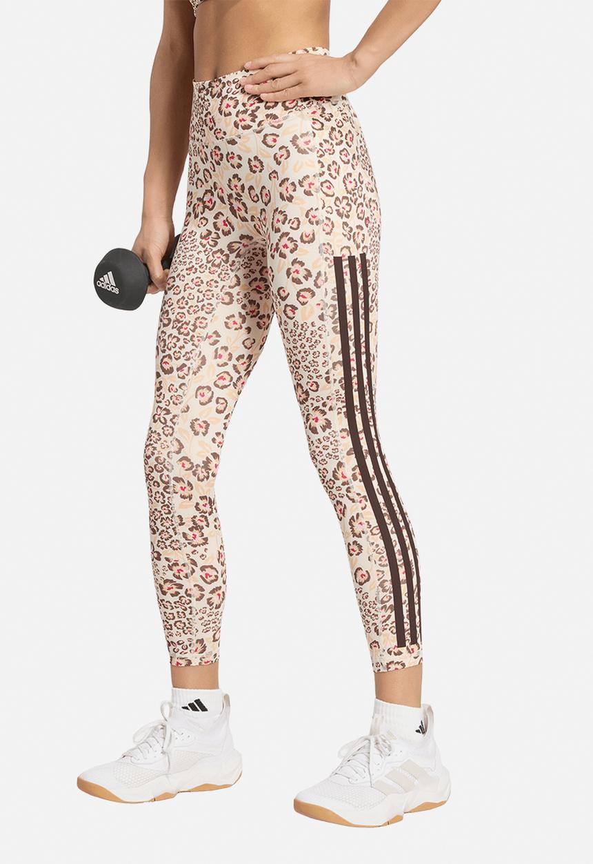 adidas Performance - Farm Leggings - Ecru Tint/Multicolor/Shadow Brown