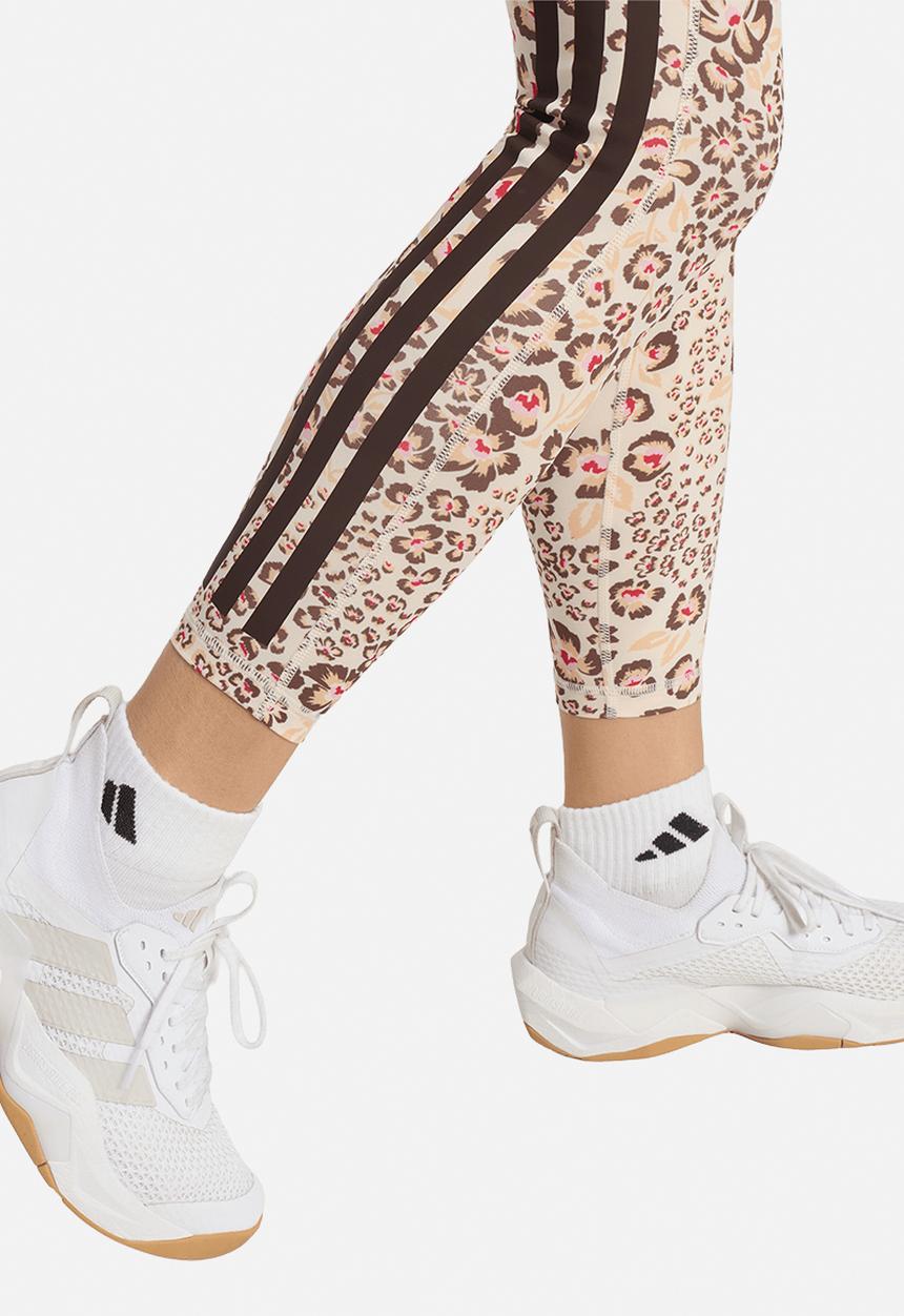 adidas Performance - Farm Leggings - Ecru Tint/Multicolor/Shadow Brown