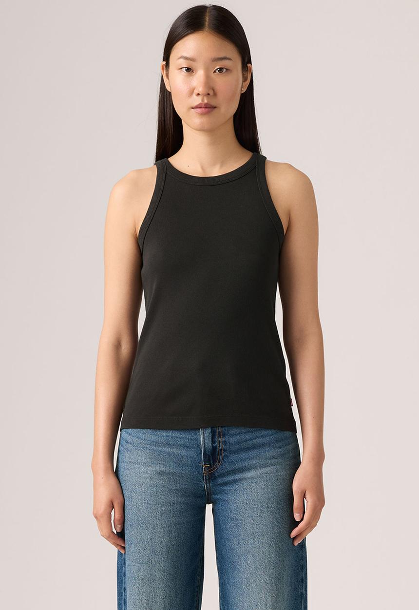 Levi’s® - Essential Racer Tank - Caviar Rib