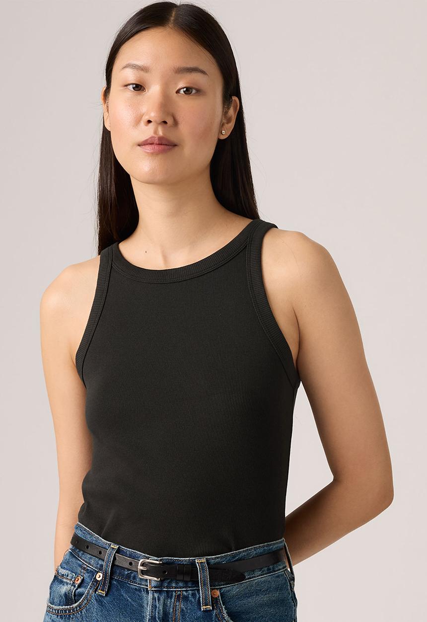 Levi’s® - Essential Racer Tank - Caviar Rib