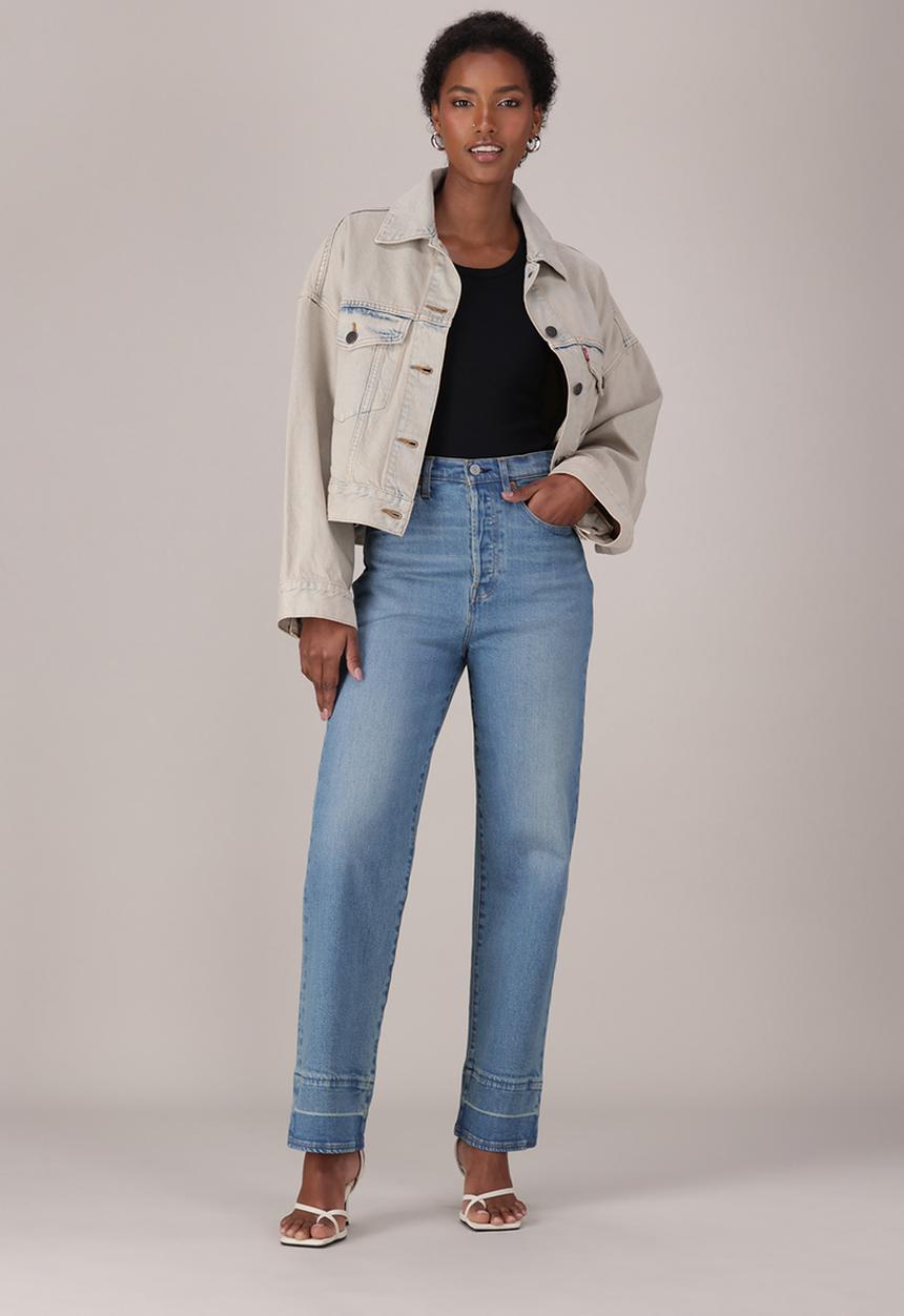Levi’s® - Ribcage Straight Ankle Jeans - Time To Dust Wp