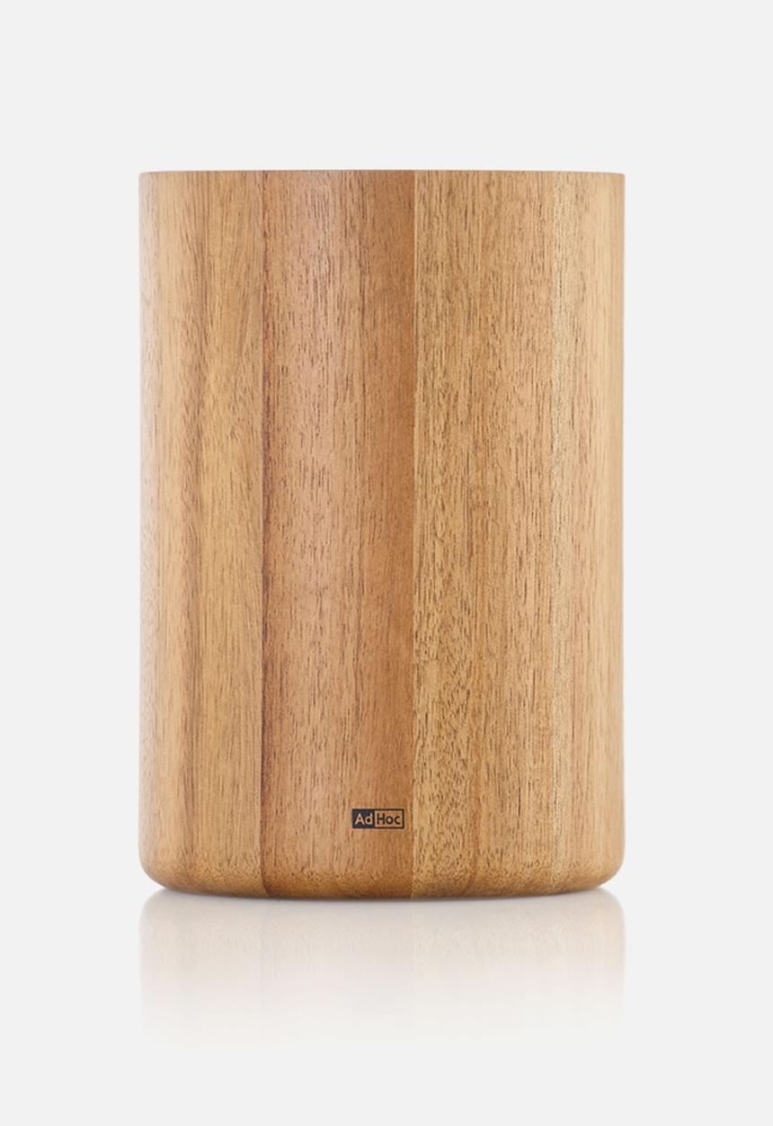 Adhoc - Adhoc Vine Wine and champagne cooler Acacia and Stainless Steel