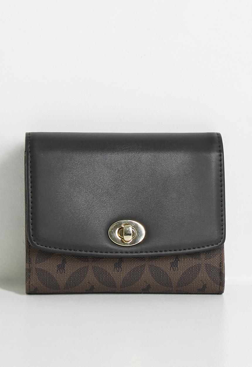 POLO - Medina Medium Trifold Purse - Espresso