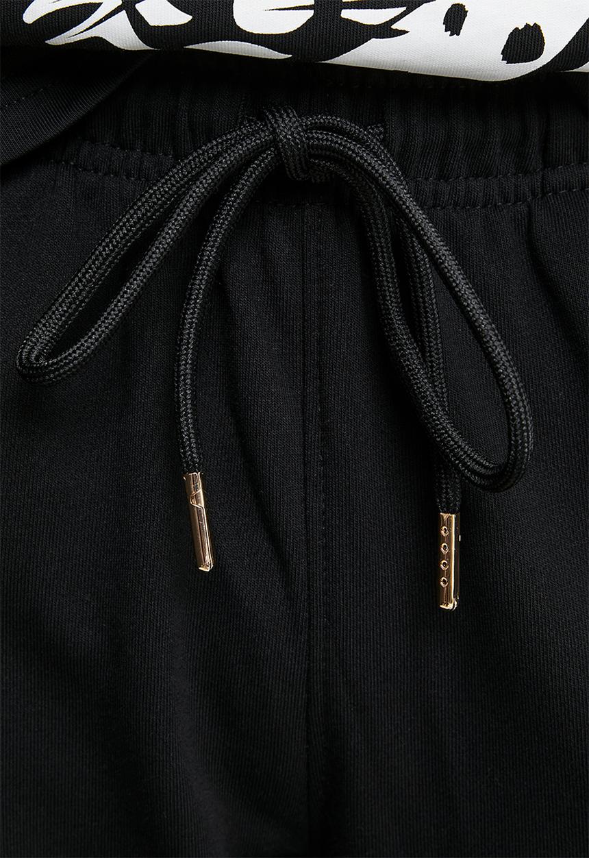 Steve Madden - Ladies molly wideleg jogger - black