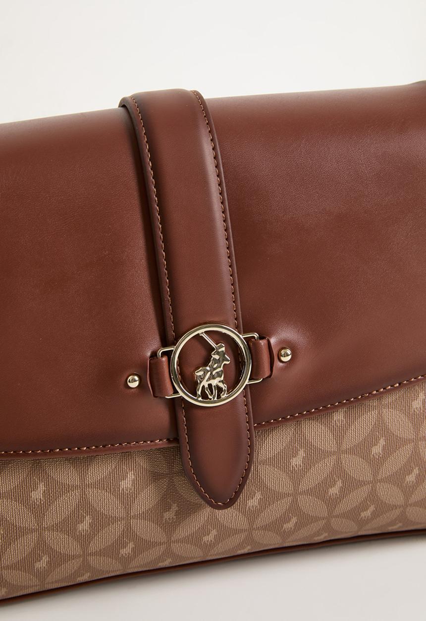 POLO - Medina Shoulder Flapover-Chestnut