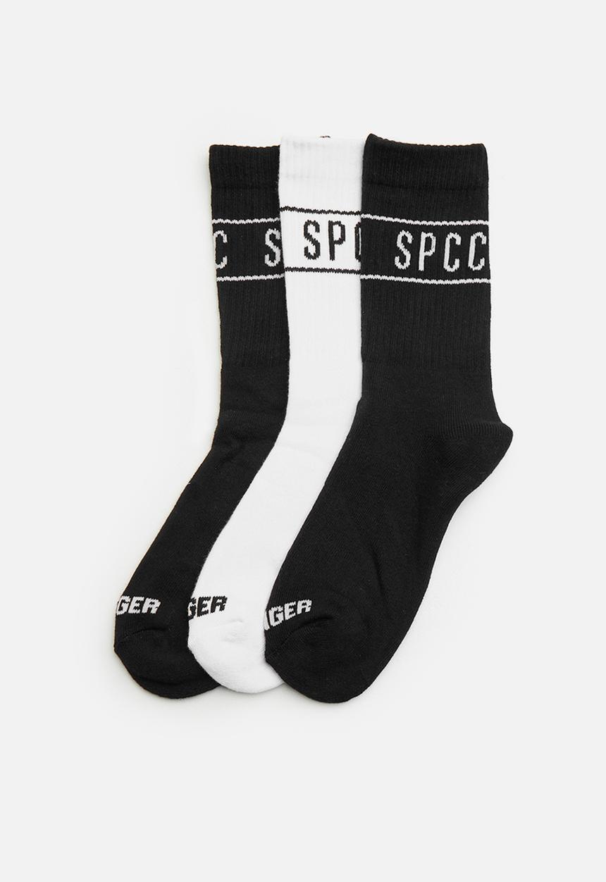 S.P.C.C - Declen Socks  - Black/White