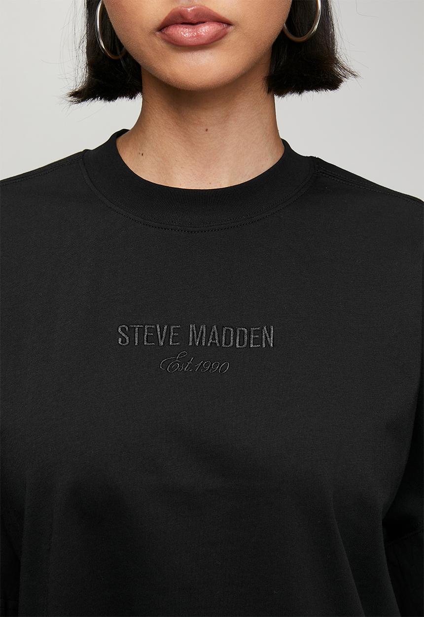 Steve Madden - Ladies penelope boxy T-shirt - black