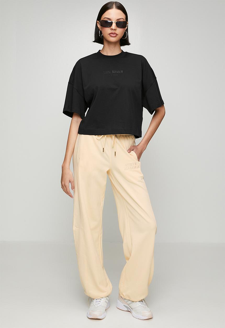 Steve Madden - Ladies penelope boxy T-shirt - black