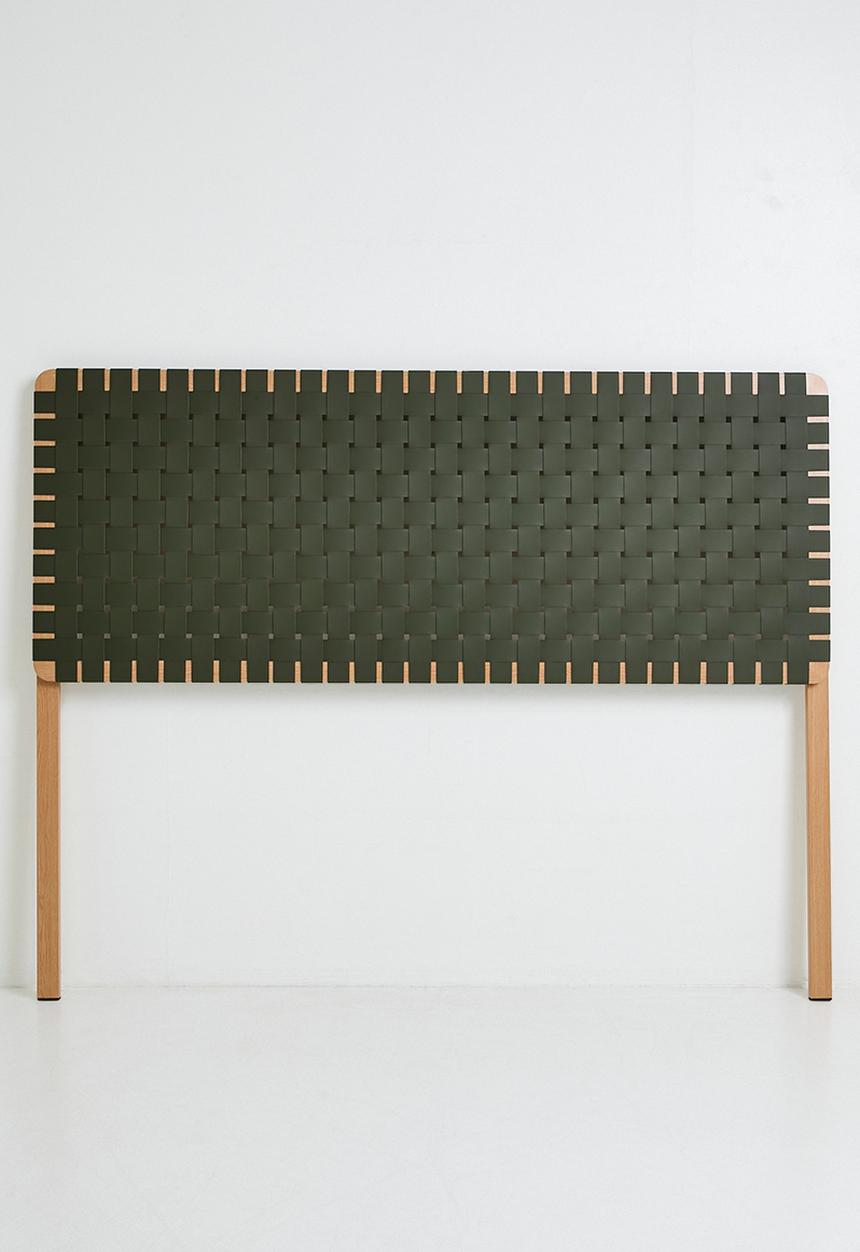 Sixth Floor - Noel PU Headboard - Olive