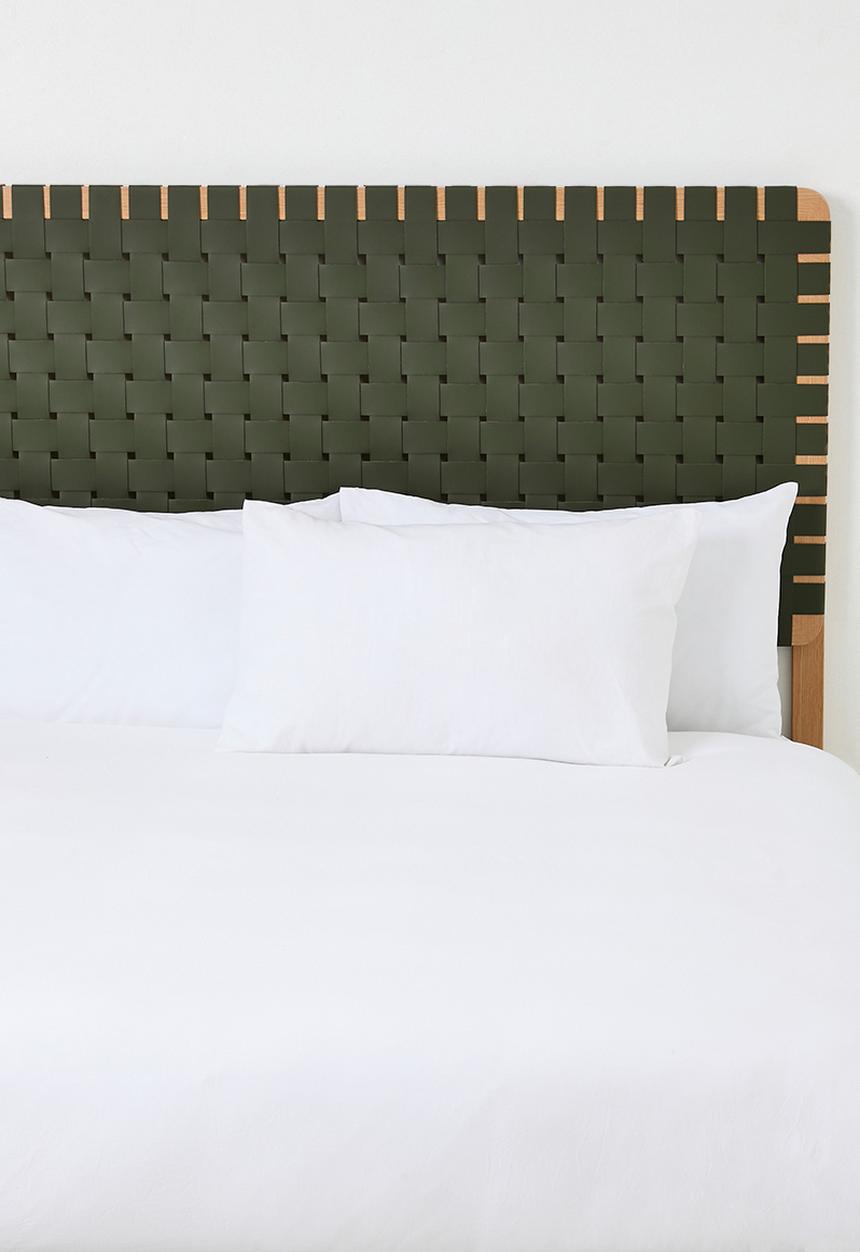 Sixth Floor - Noel PU Headboard - Olive