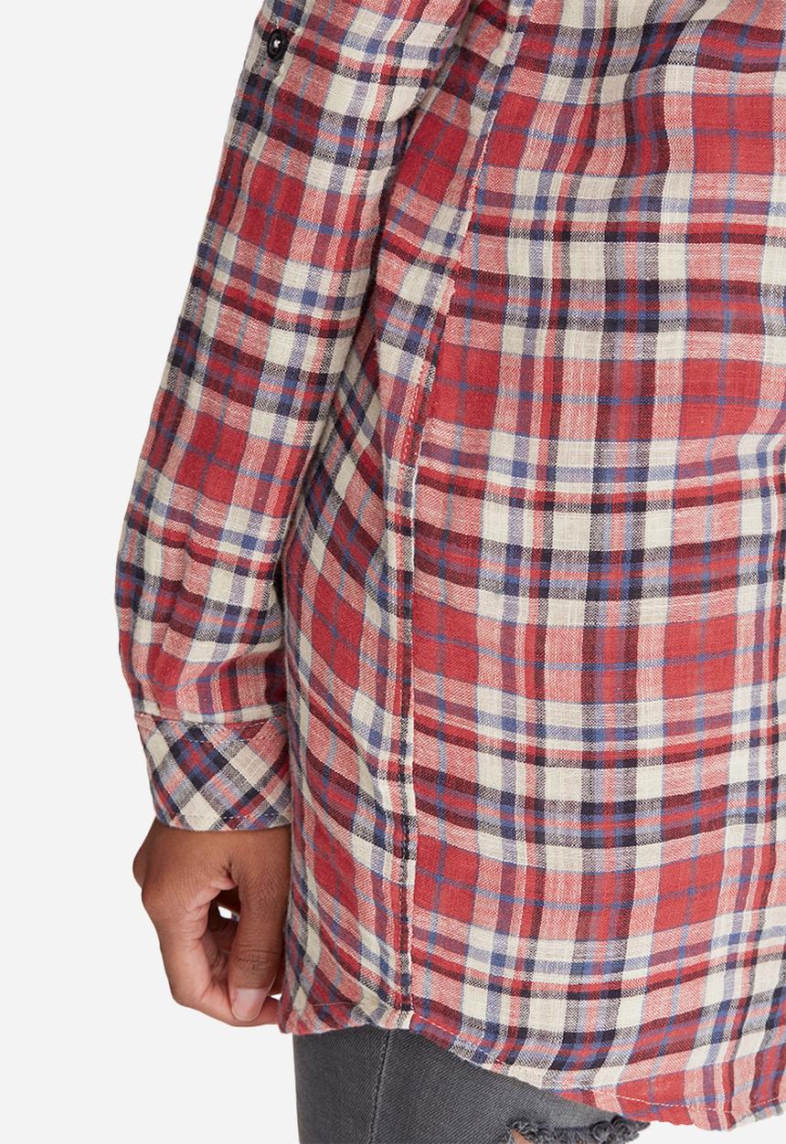 Vero Moda - Como check long shirt