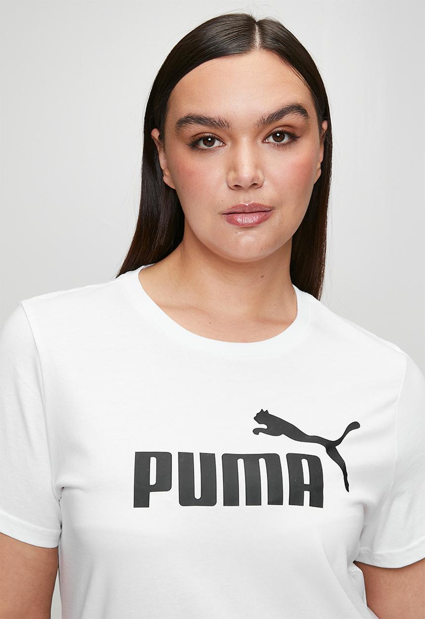 PUMA - Plus ess no. 1 logo tee - puma white