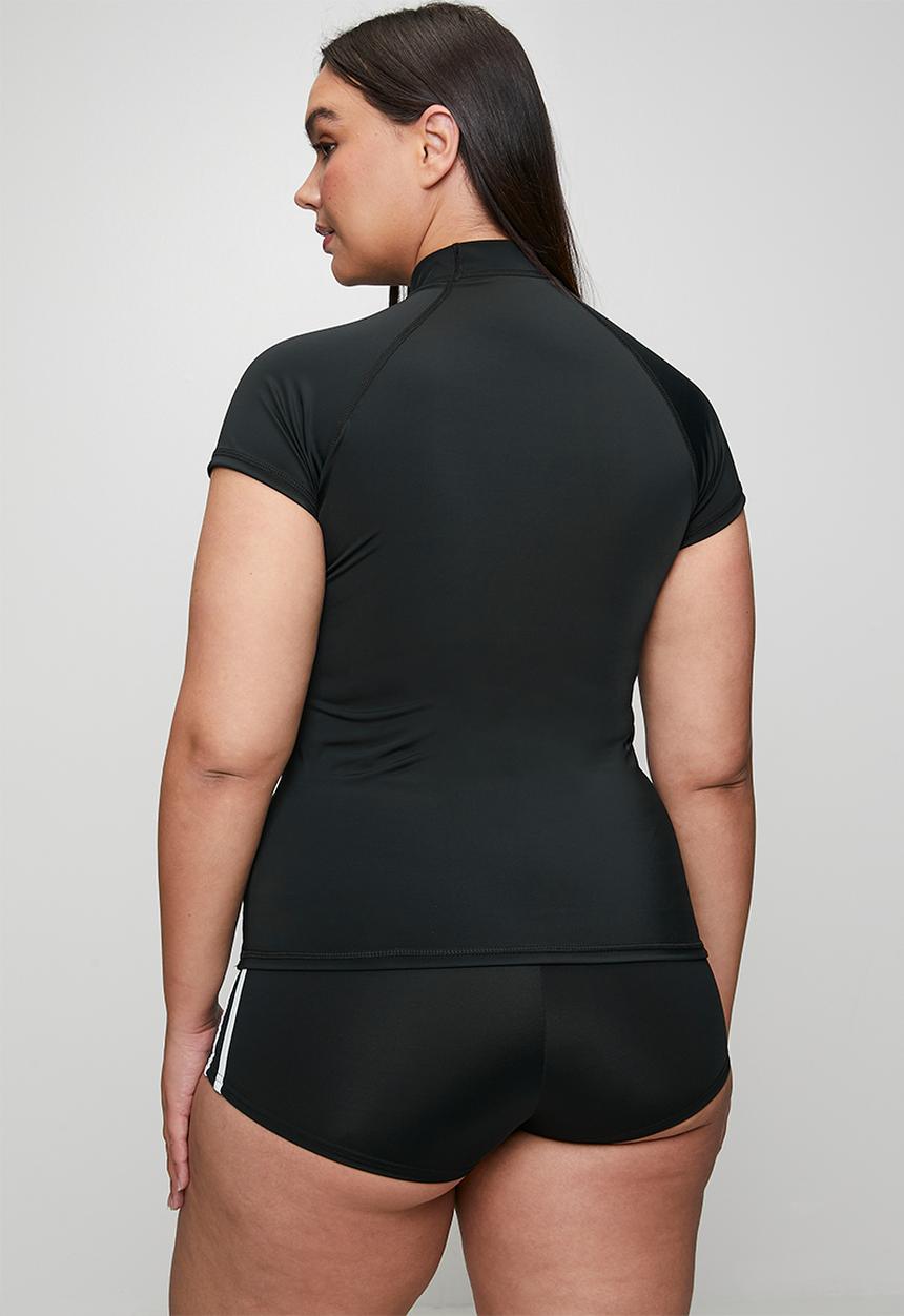 Lizzy - Plus ladies swim shorts - black