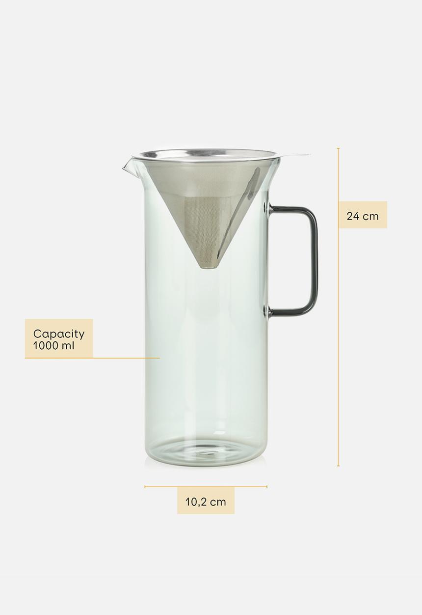 Adhoc - AdHoc Impact Pour Over Coffee Maker, 1L
