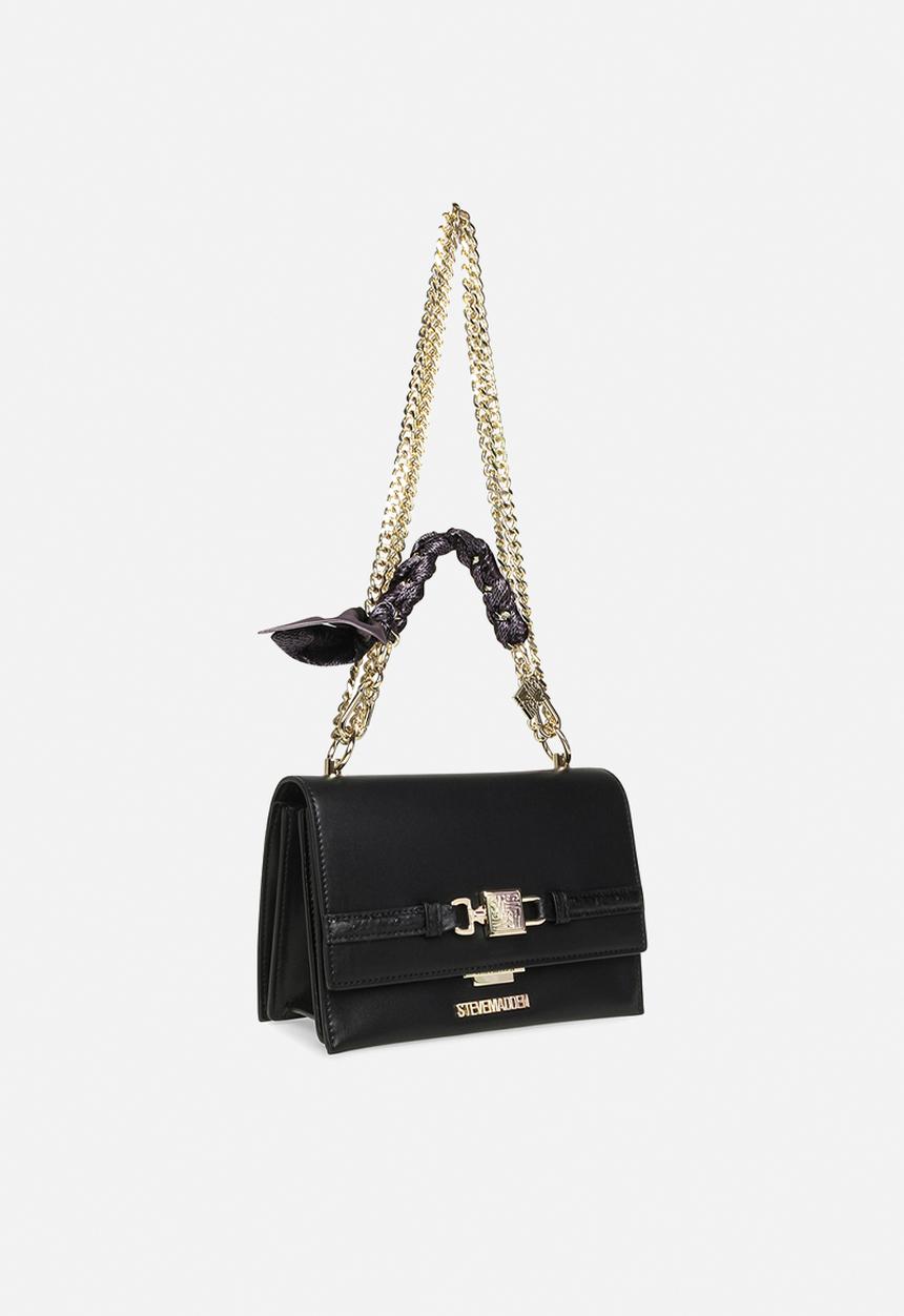Steve Madden - Baudree Chain Flap - Black/Gold