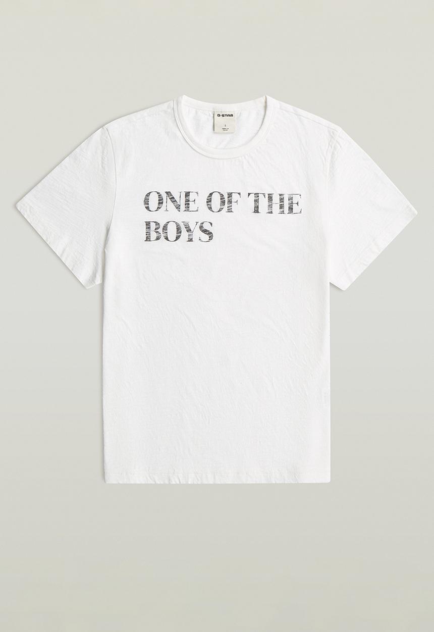 G-STAR - Regular text r T-shirt wmn - milk