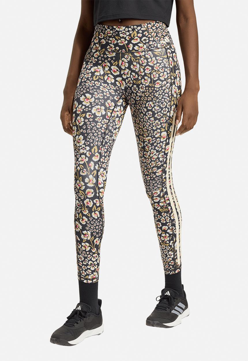 adidas Performance - Farm Leggings - Cream White/Multicolor/Cream White