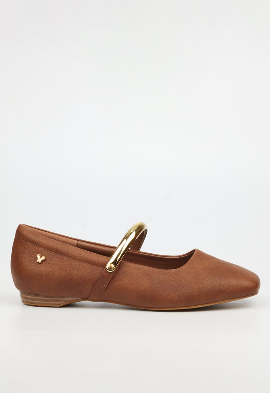 Butterfly Feet - Ellina 1 mary-jane - tan