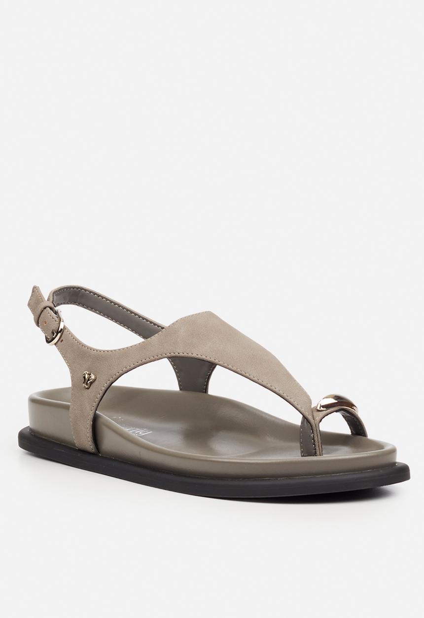 Butterfly Feet - Riviera 1 toe post sandal - grey