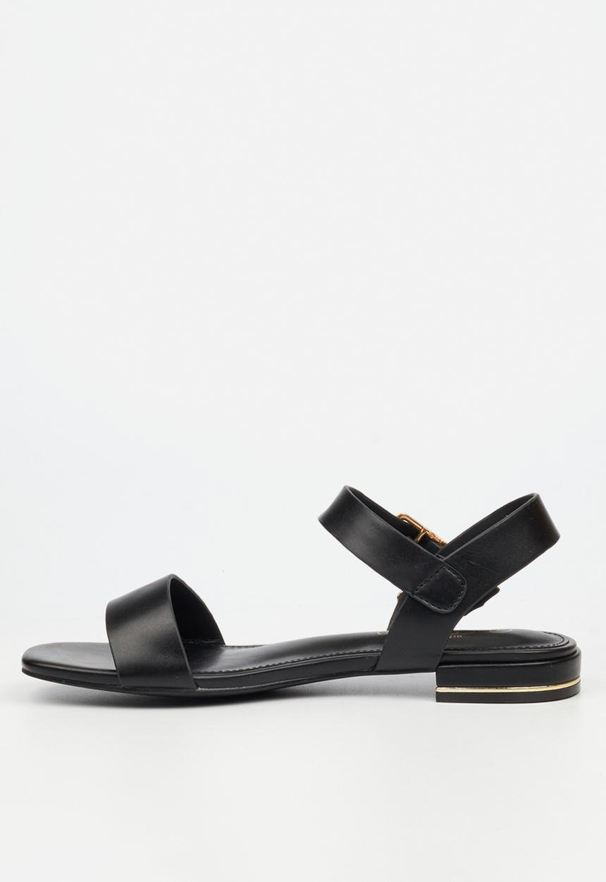 Miss Black - Laura 1 ankle-strap low block heel - black