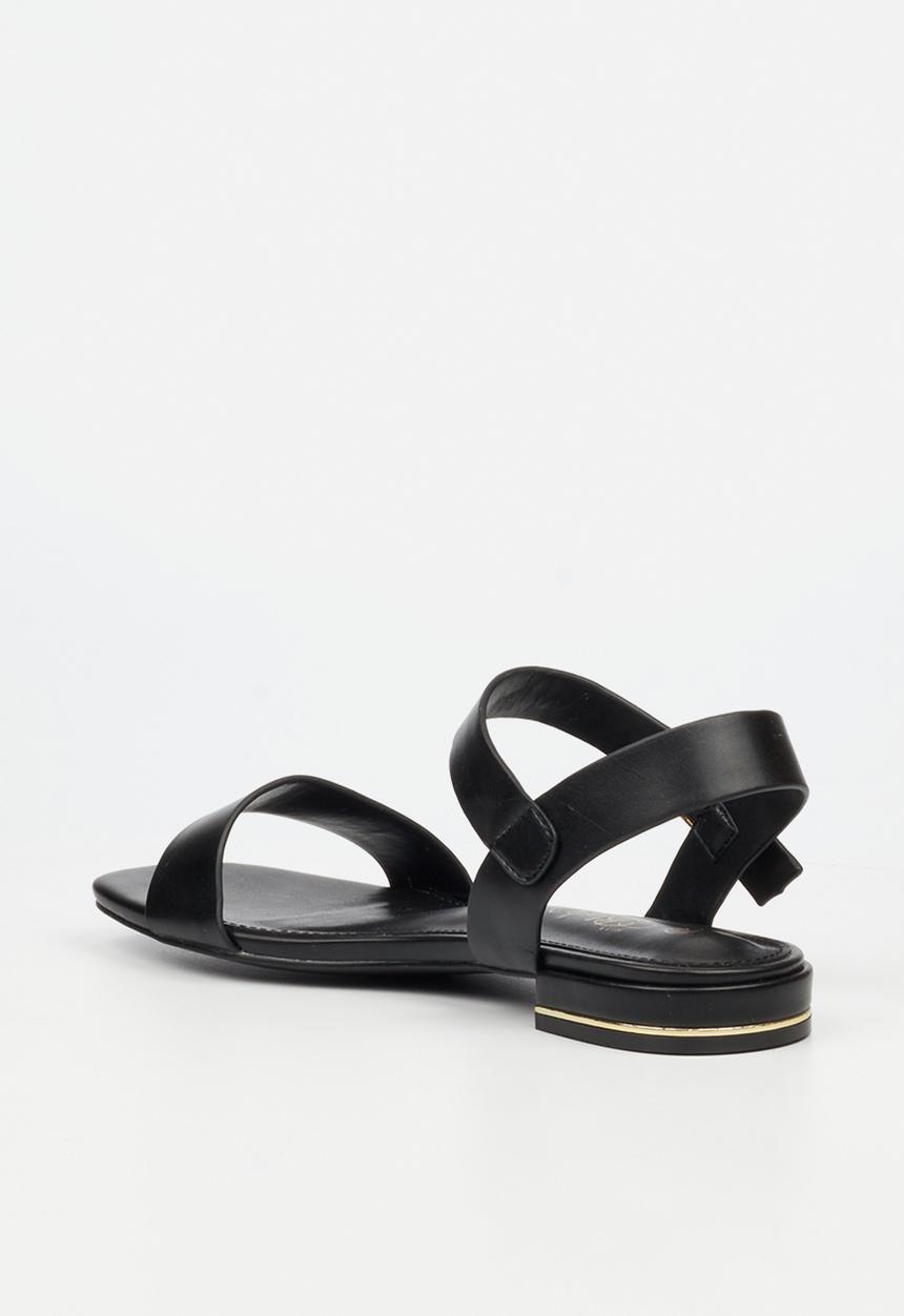 Miss Black - Laura 1 ankle-strap low block heel - black