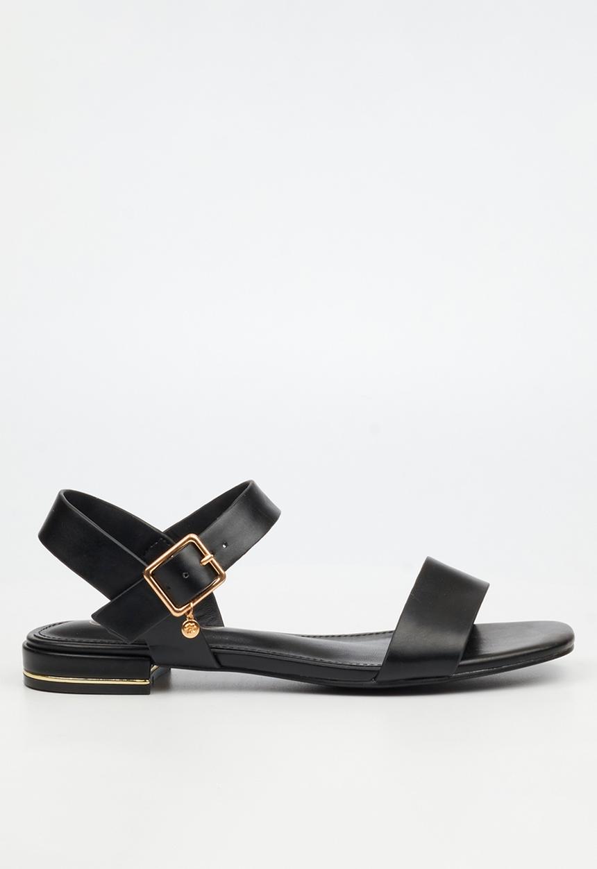 Miss Black - Laura 1 ankle-strap low block heel - black