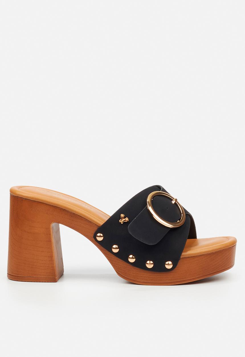 Butterfly Feet - Thalya 3 clog mule heel - black