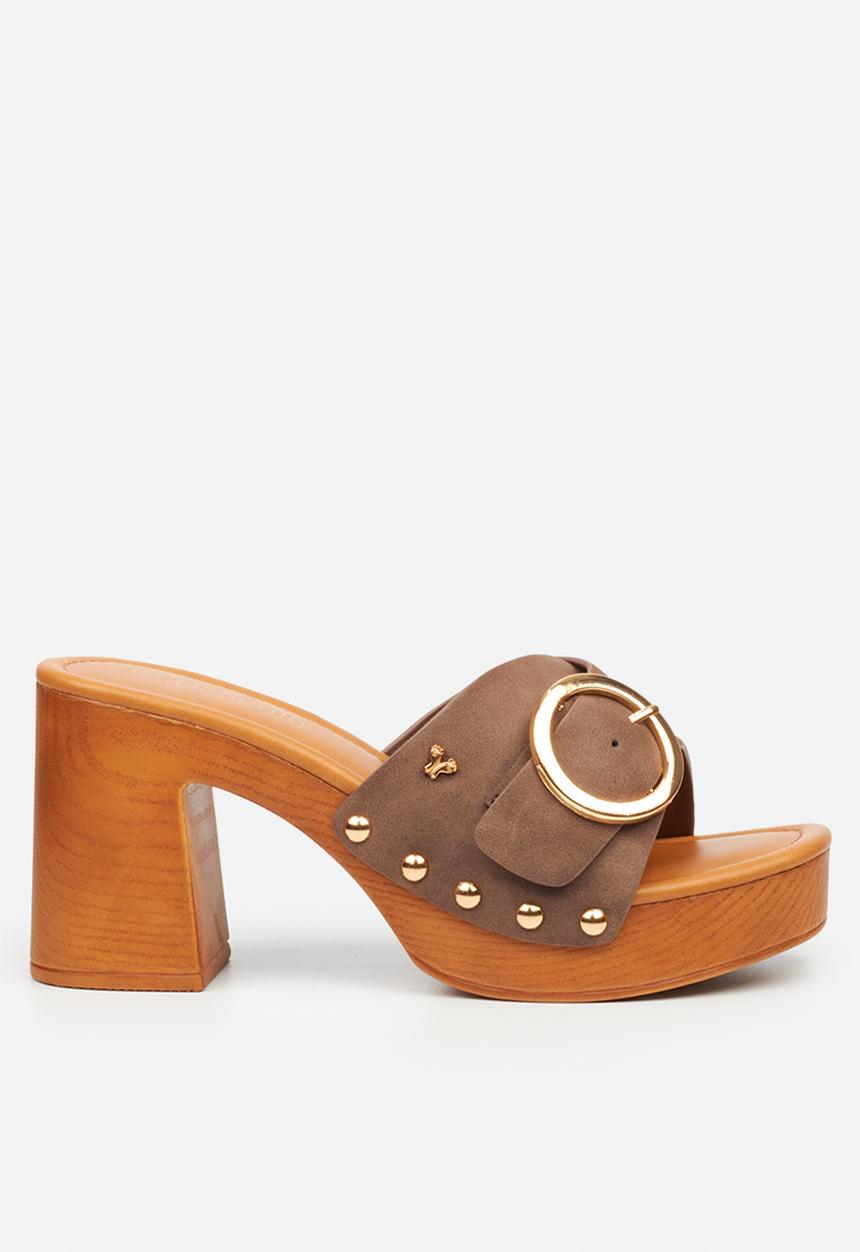 Butterfly Feet - Thalya 3 clog mule heel - chocolate