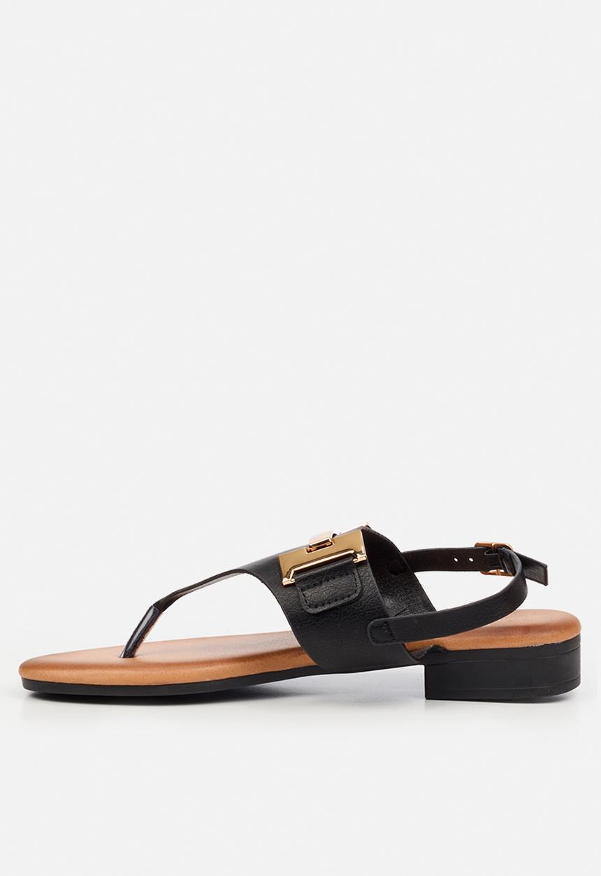 Butterfly Feet - Tisha 1 t-bar sandal - black