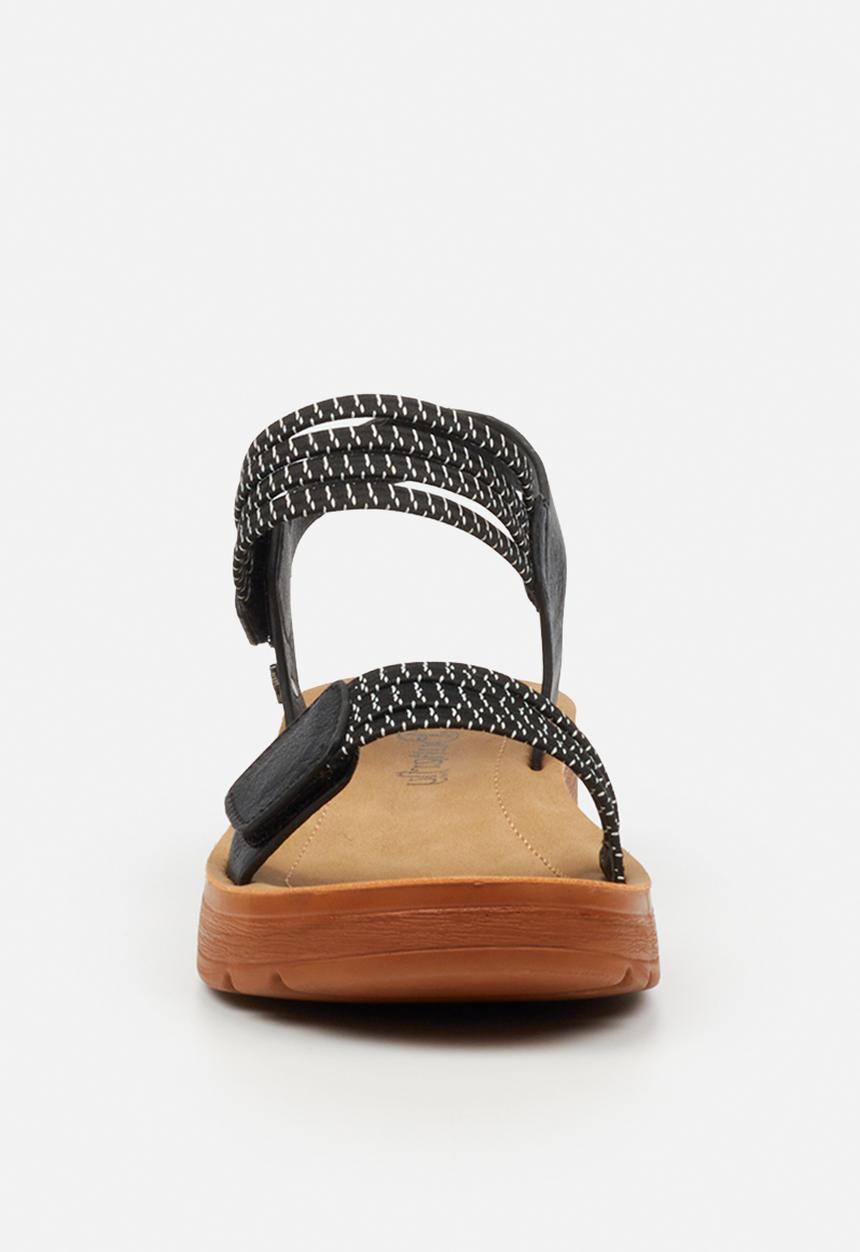 Butterfly Feet - Xara 8 ankle strap sandal - black