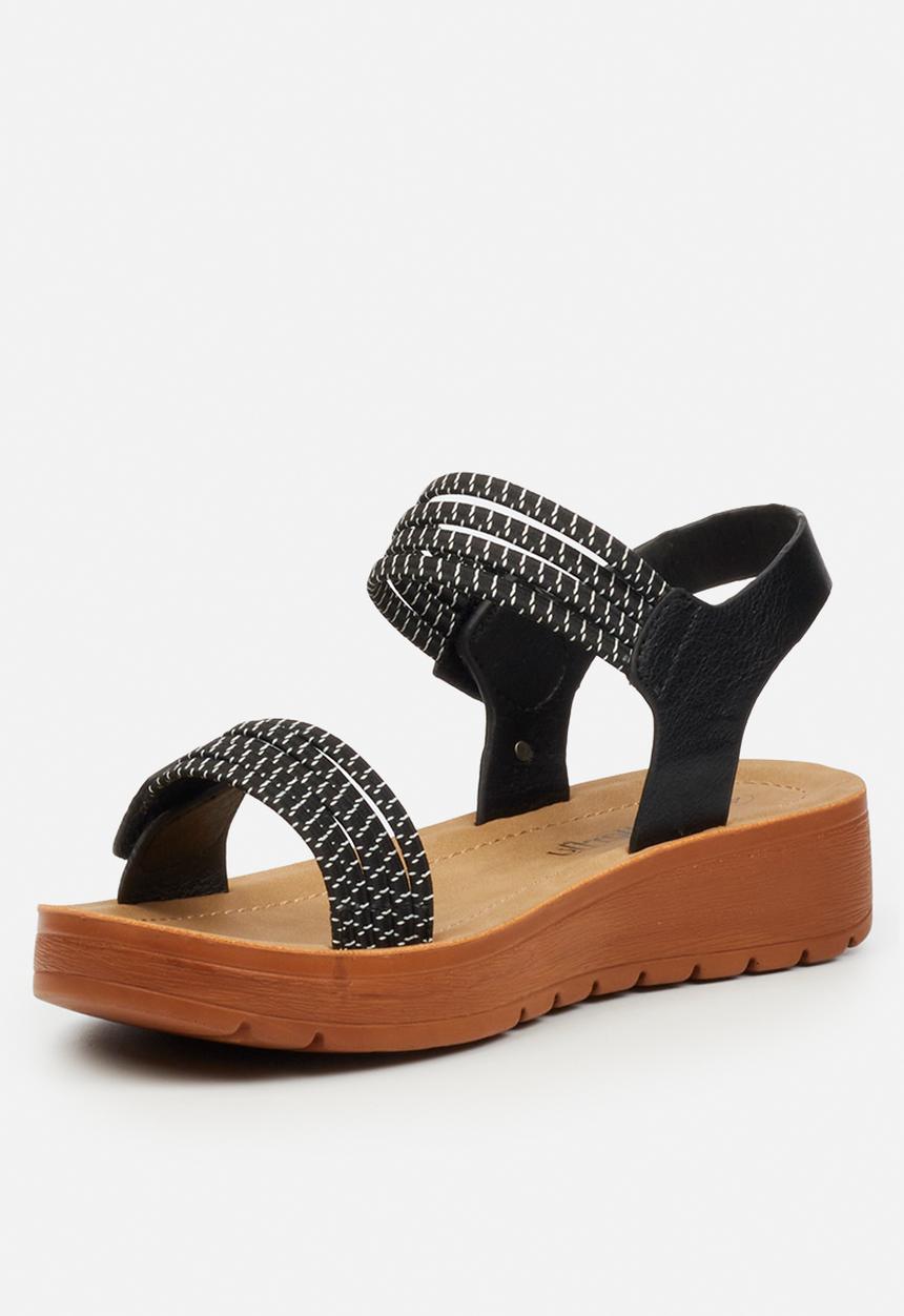 Butterfly Feet - Xara 8 ankle strap sandal - black