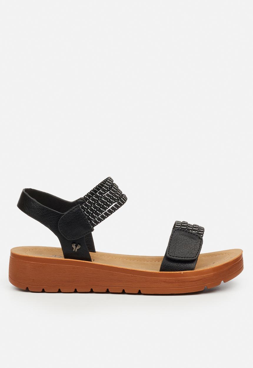 Butterfly Feet - Xara 8 ankle strap sandal - black