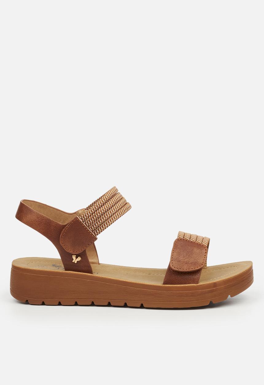 Butterfly Feet - Xara 8 ankle strap sandal - tan