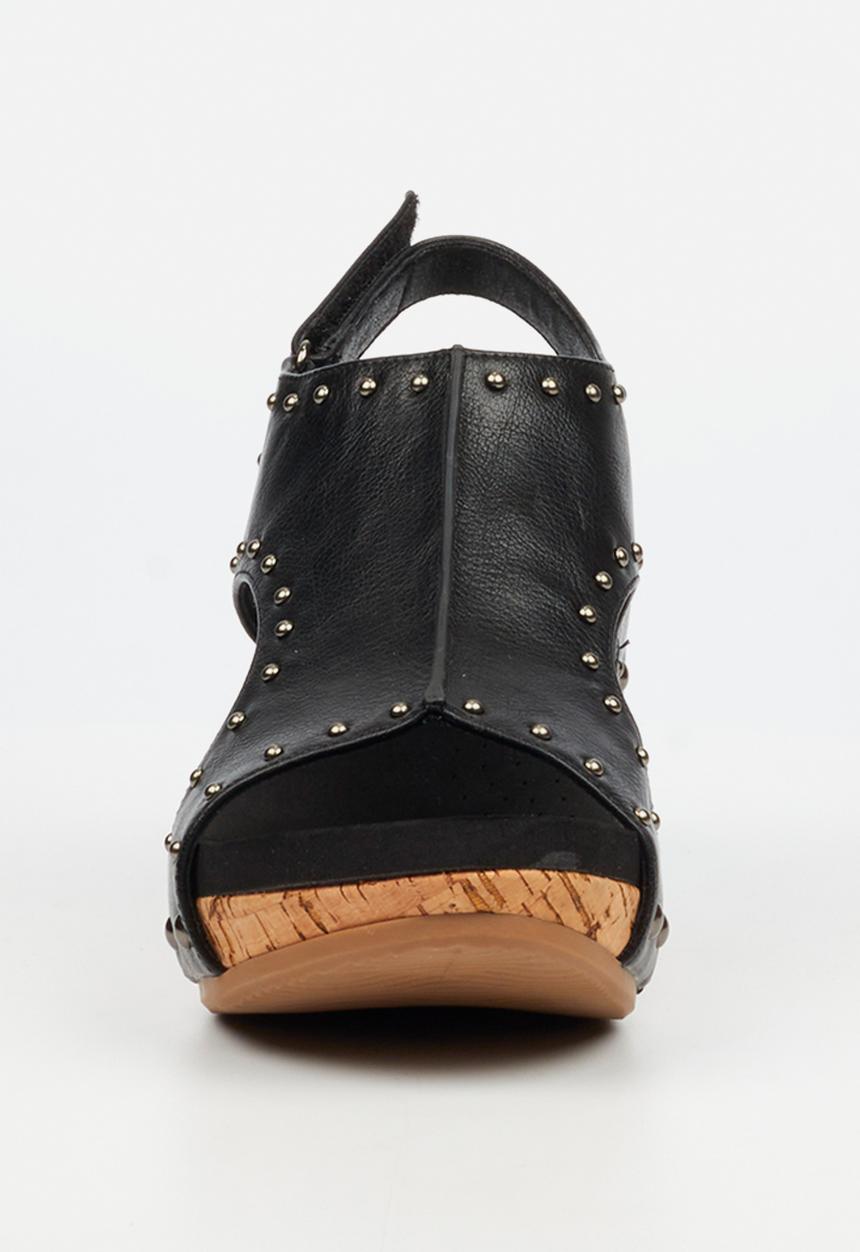 Butterfly Feet - Dido 8 studded slingback sandal - black