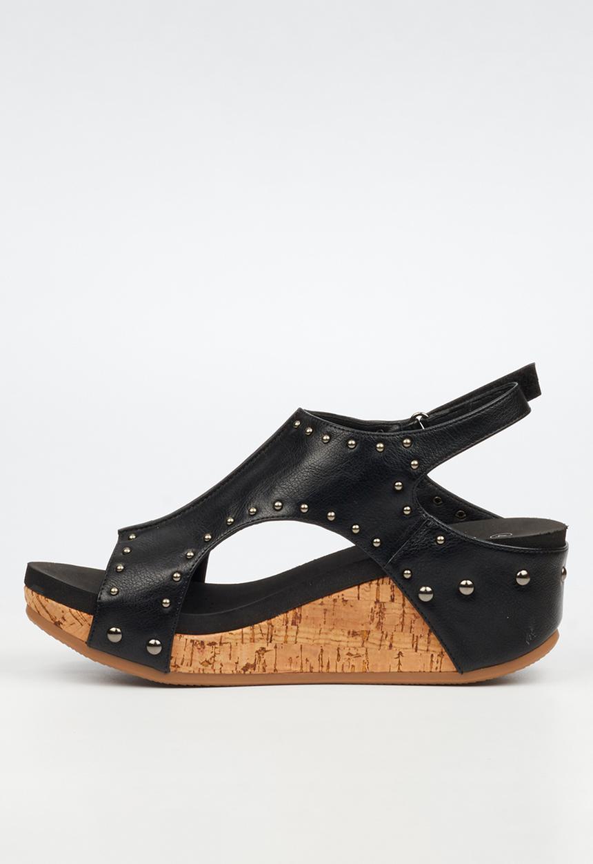 Butterfly Feet - Dido 8 studded slingback sandal - black