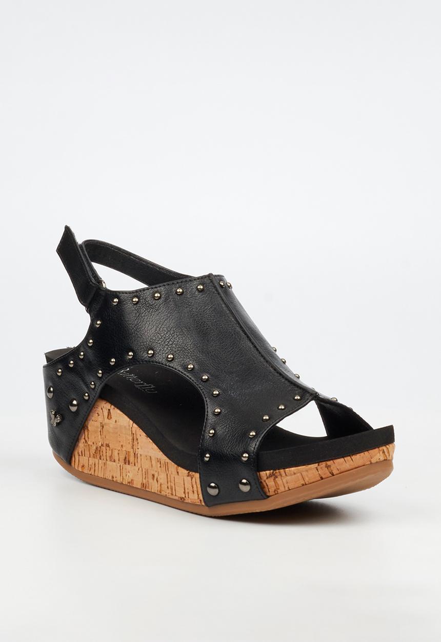 Butterfly Feet - Dido 8 studded slingback sandal - black