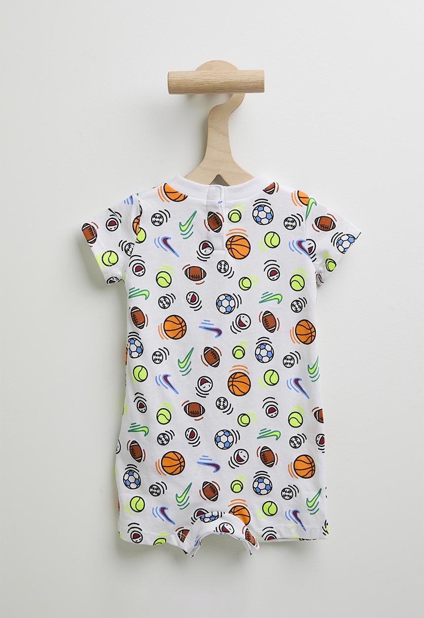 Nike - Nkb B Nsw Sportball Aop Romper - White