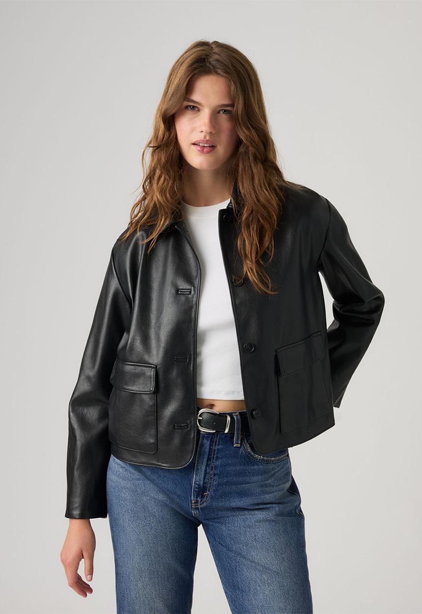 Levi’s® - Mia Short Coat - Anthracite Night
