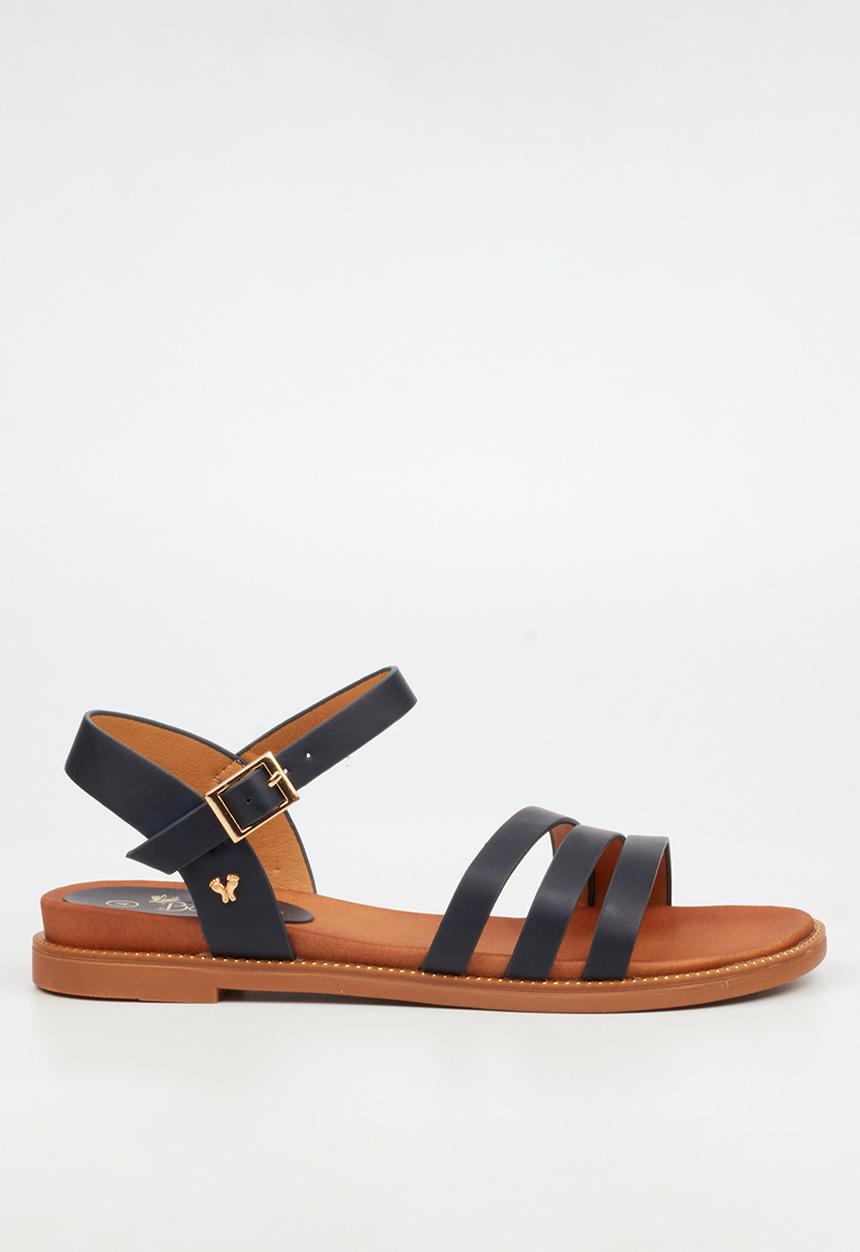 Butterfly Feet - Ellie 11 ankle strap sandal - navy